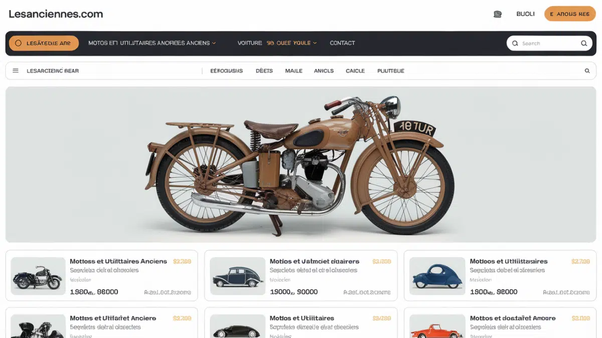 Lesanciennes.com autos : le carrefour des annonces pour motos et utilitaires