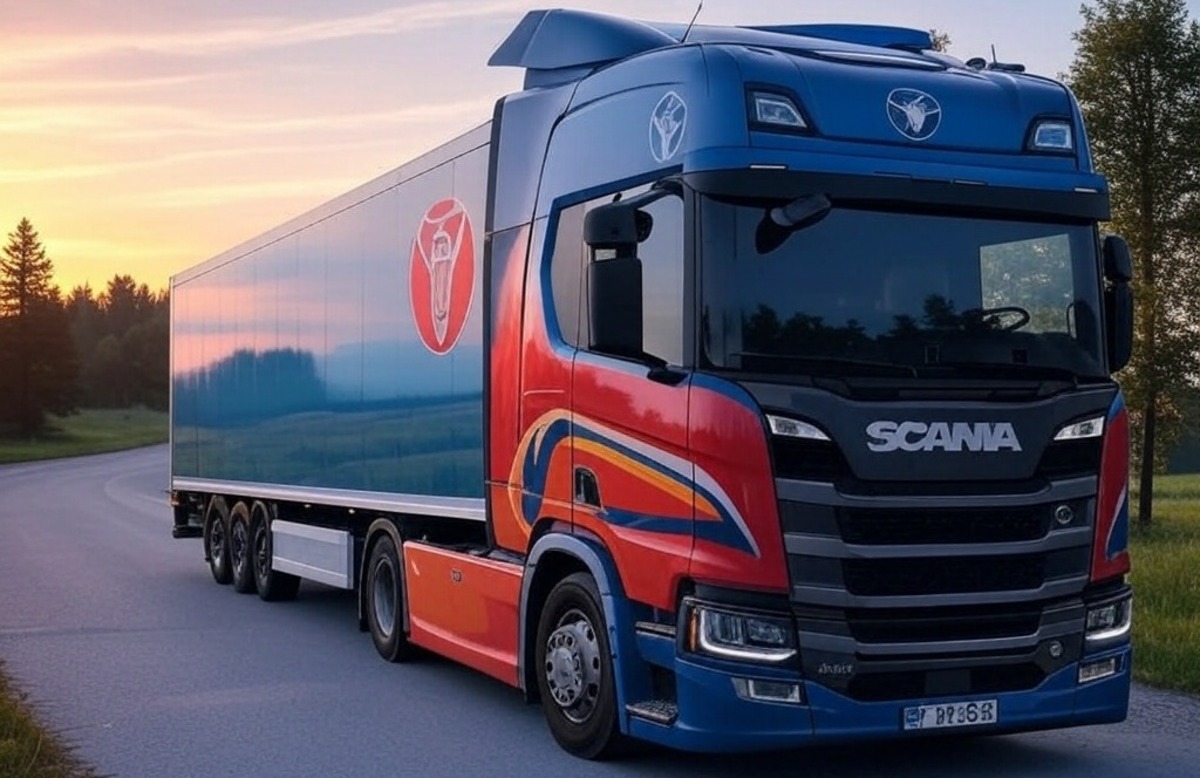Scania dévoile un camion électrique