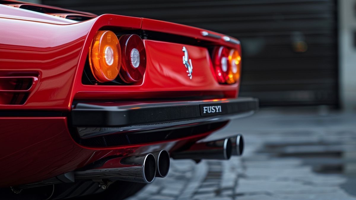 Étude détaillée de la Ferrari F512 M : Une légende revisitée avec élégance